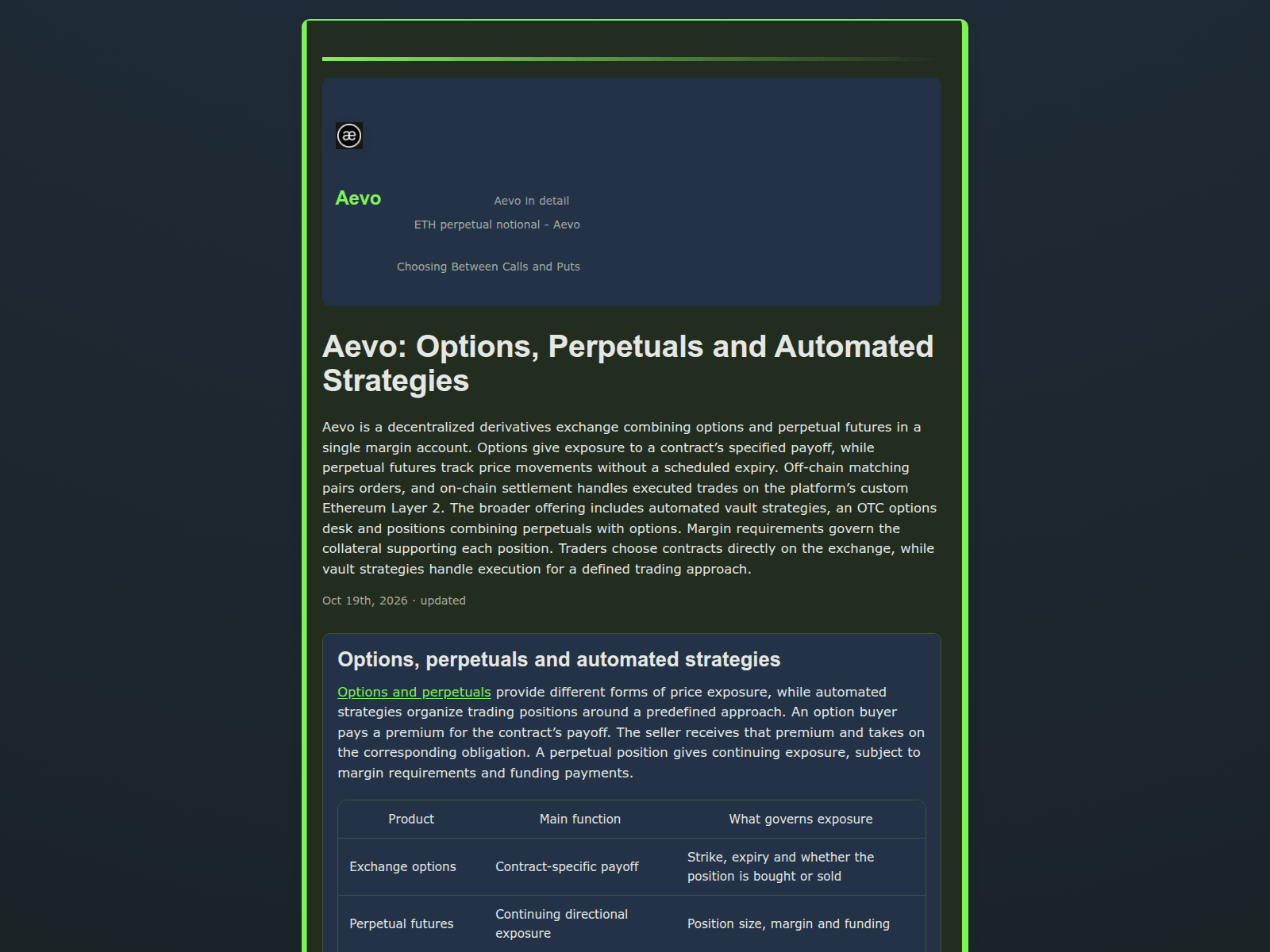 Screenshot of aeov.run