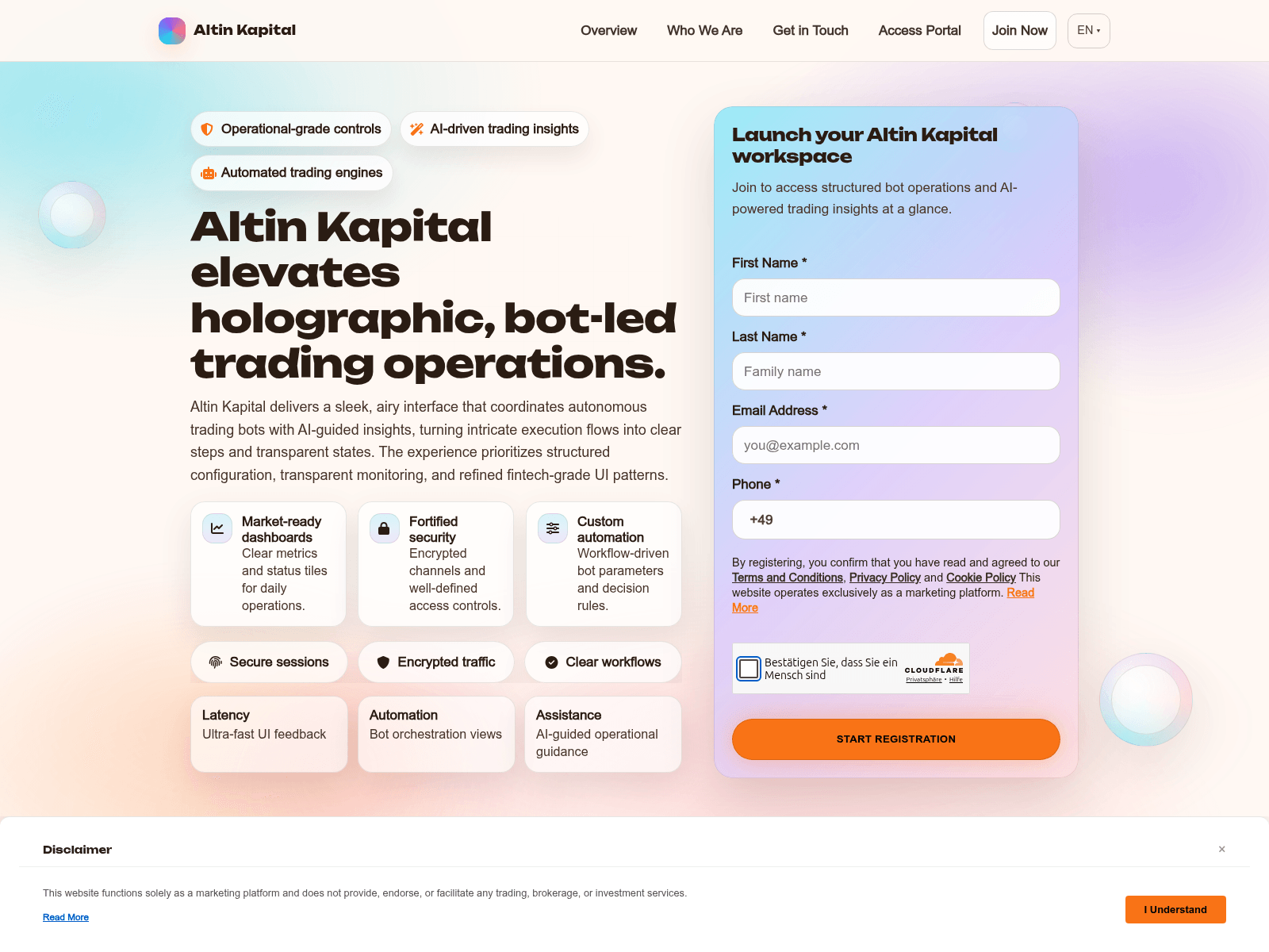 Ảnh chụp màn hình altinkapitalsoftware.digital