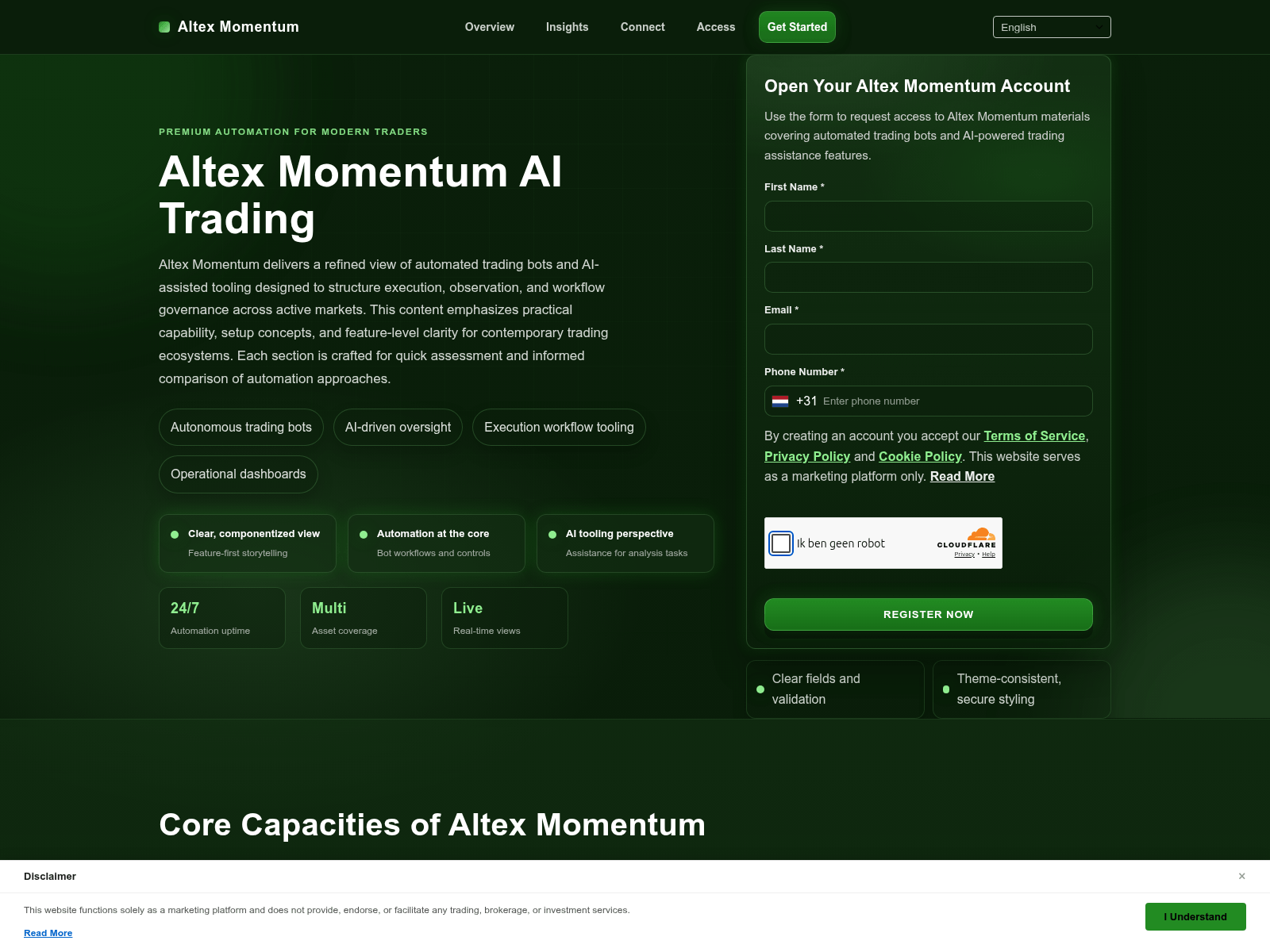Screenshot of altexmomentum.click