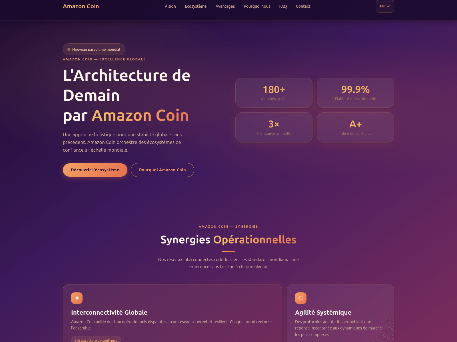 Screenshot of amazoncointrade.com
