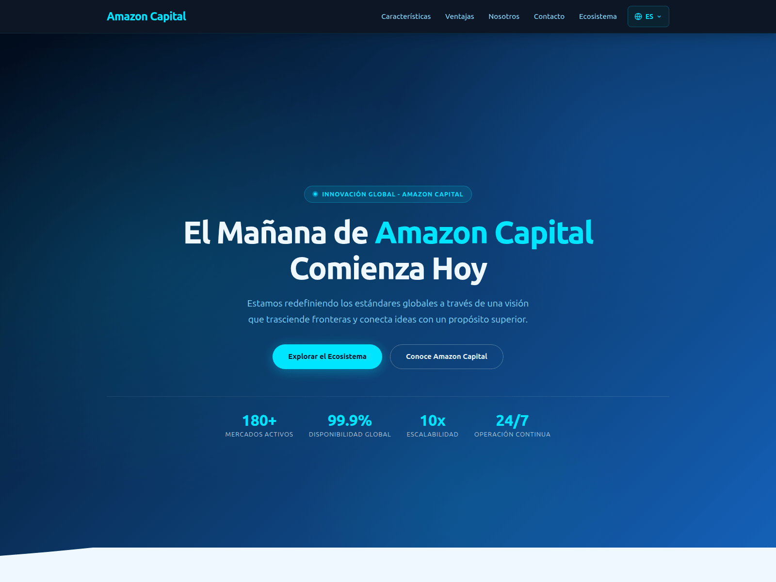 Screenshot of amazoncapitaltrade.com