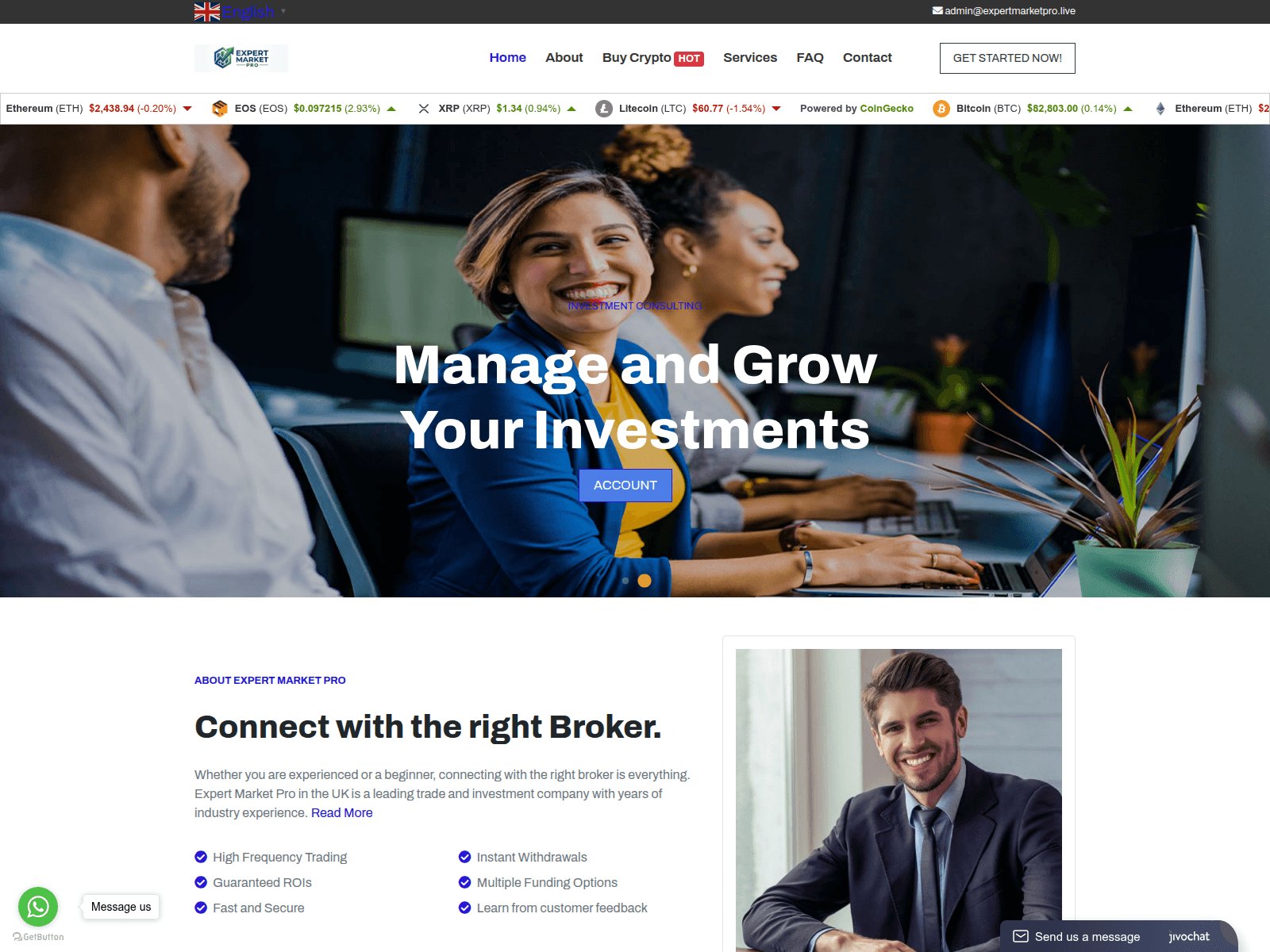 Tangkapan layar expertmarketpro.live