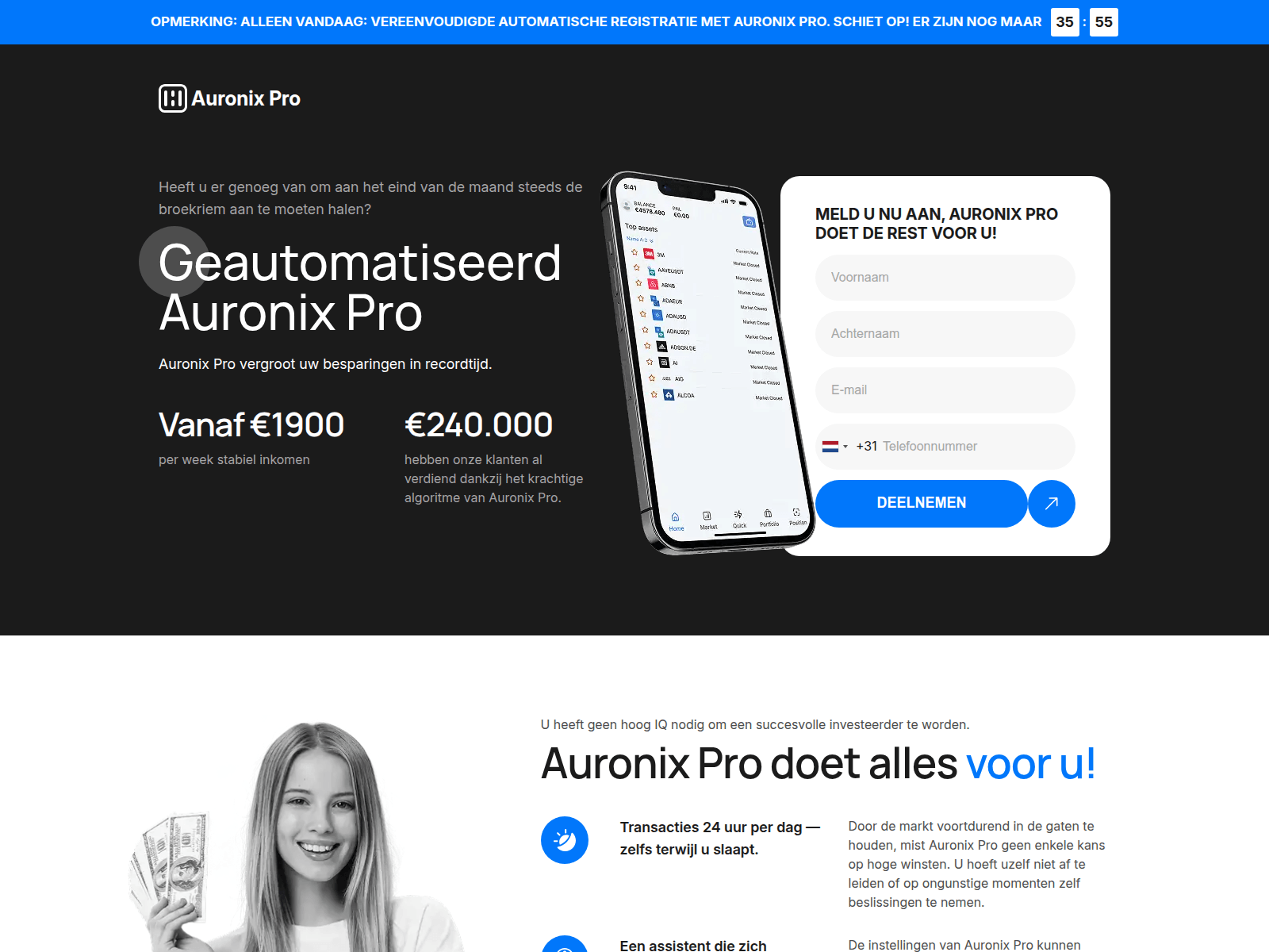 Screenshot of auronixpro.net