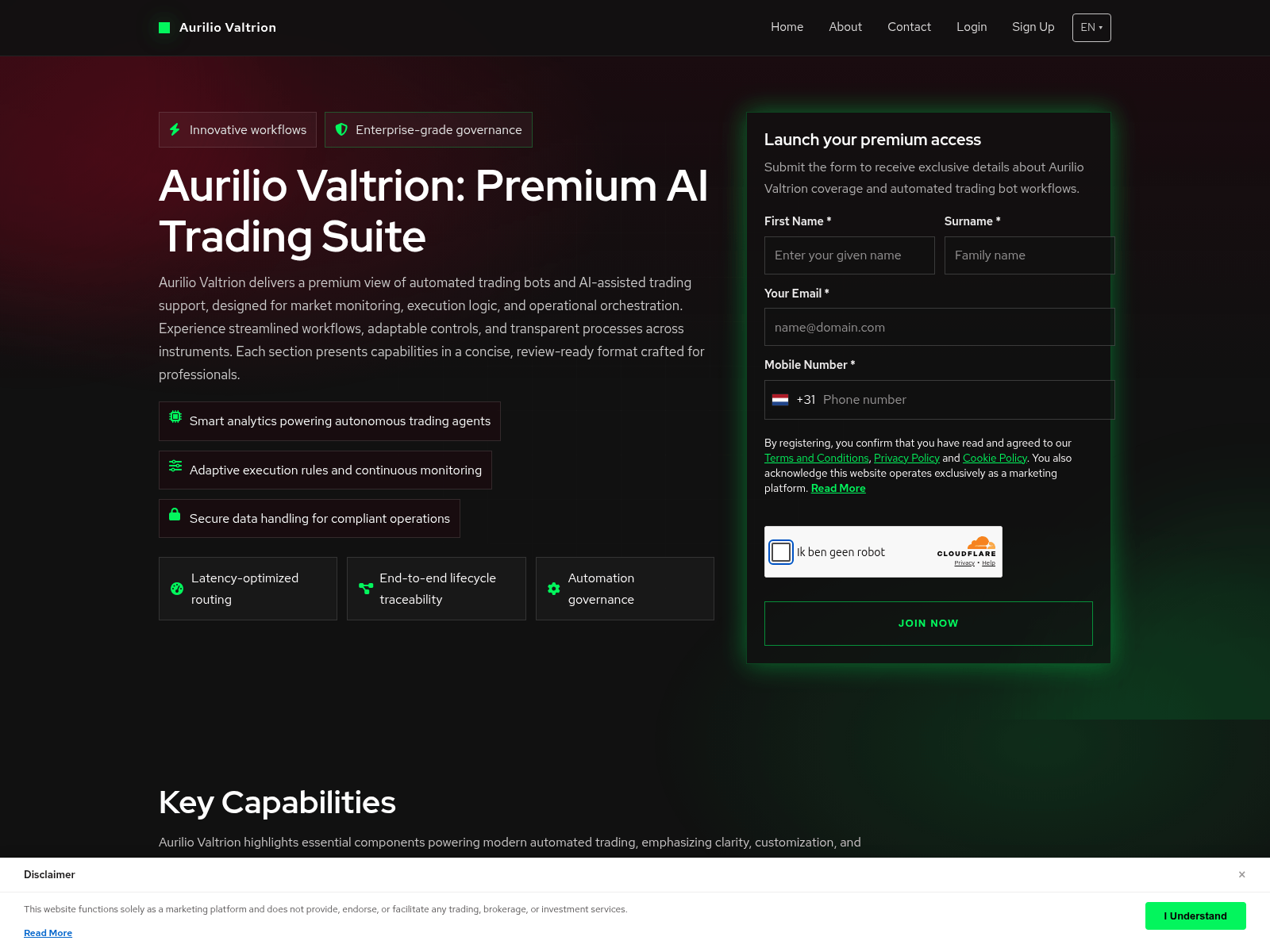 Screenshot of auriliovaltrion-engine.com