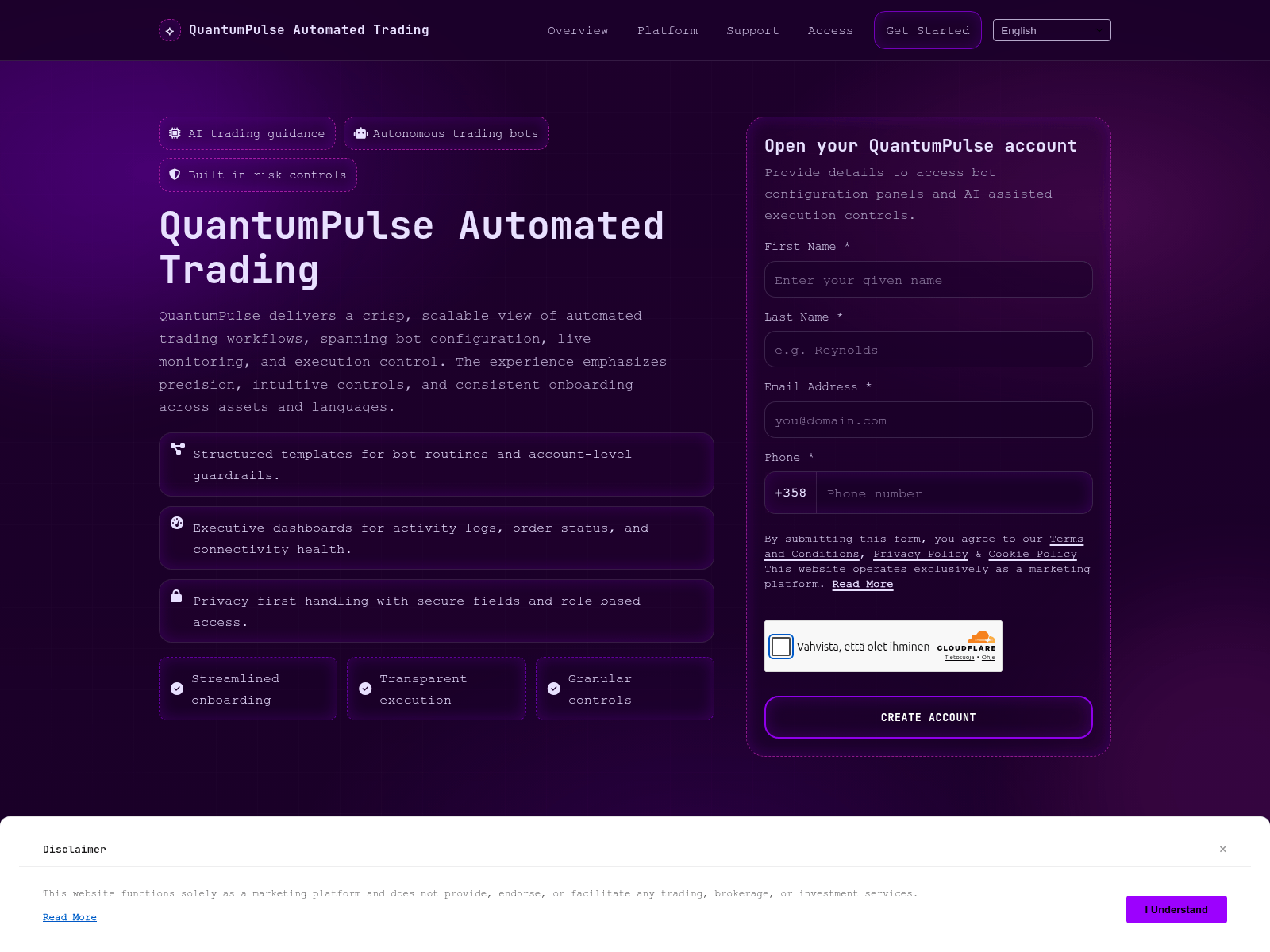 Screenshot of automatiziranisustavtrgovanja.digital