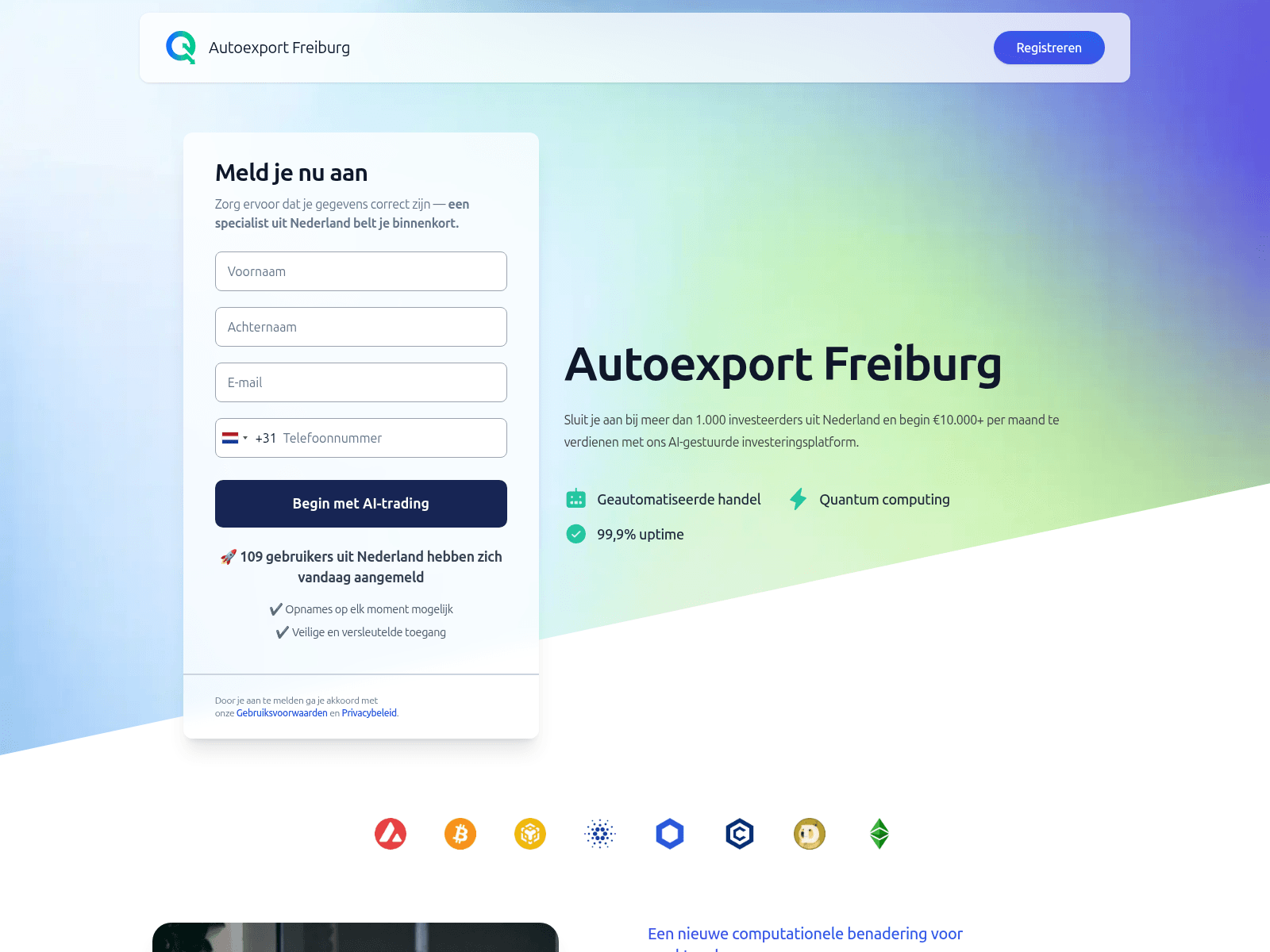 Screenshot of autoexportfreiburg.com