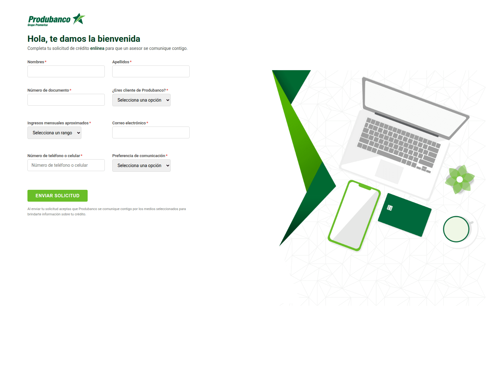 لقطة شاشة لـ mi-solicitud-card-9194.andres457646.workers.dev