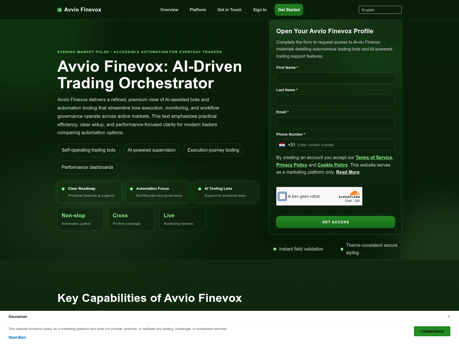 Screenshot of avvio-finevox-soft.com