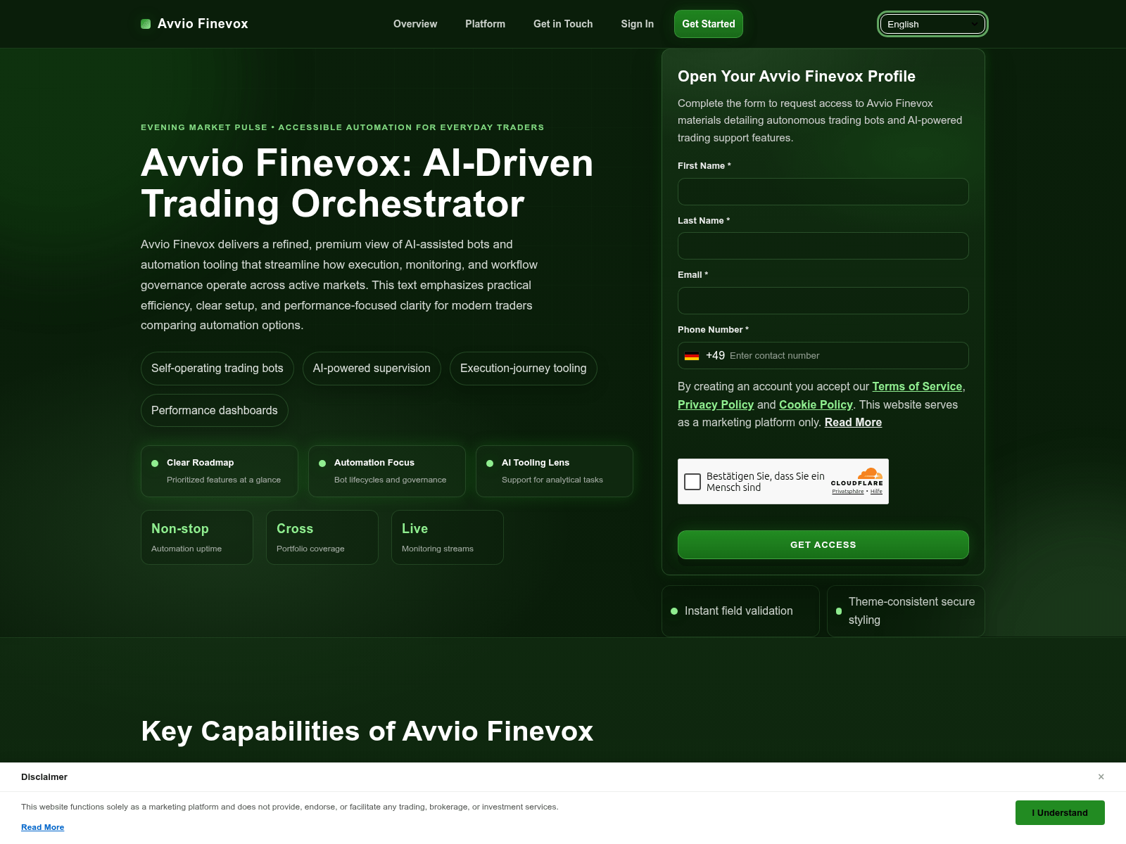 Screenshot of avvio-finevox-soft.com