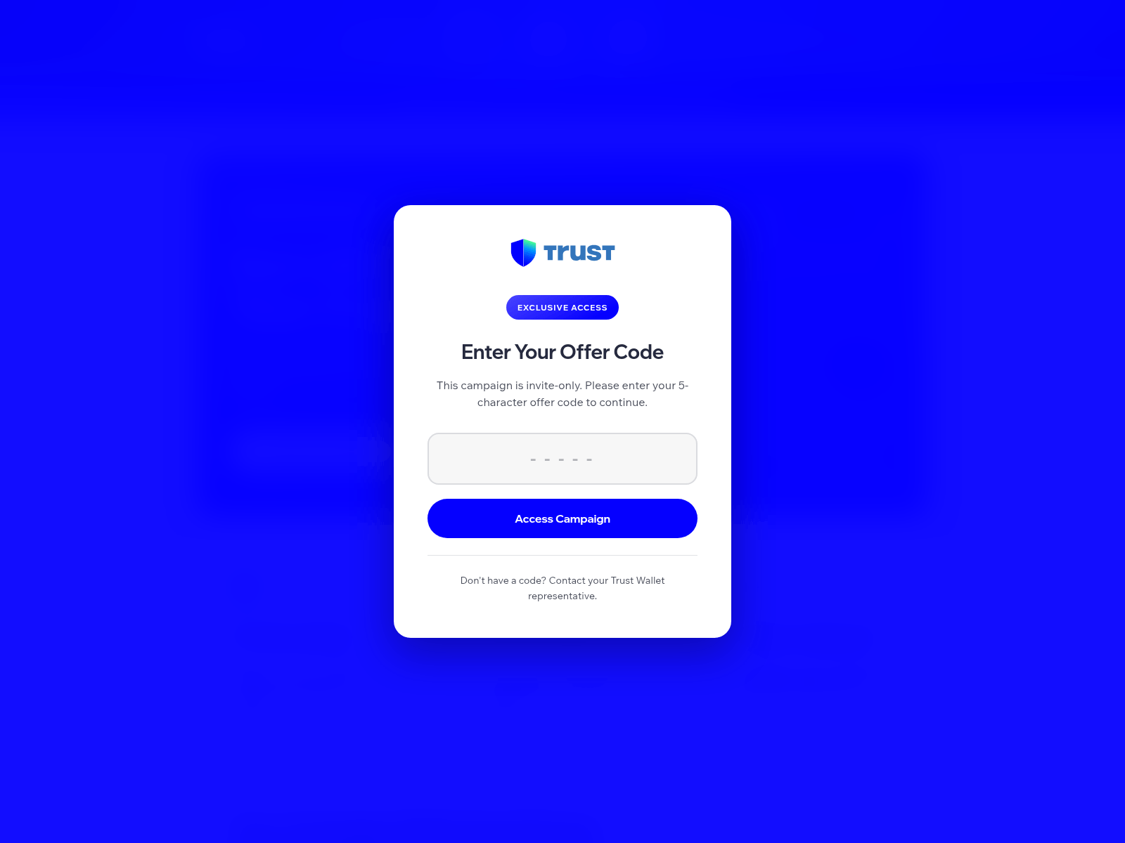 Screenshot of trust-rewards.com