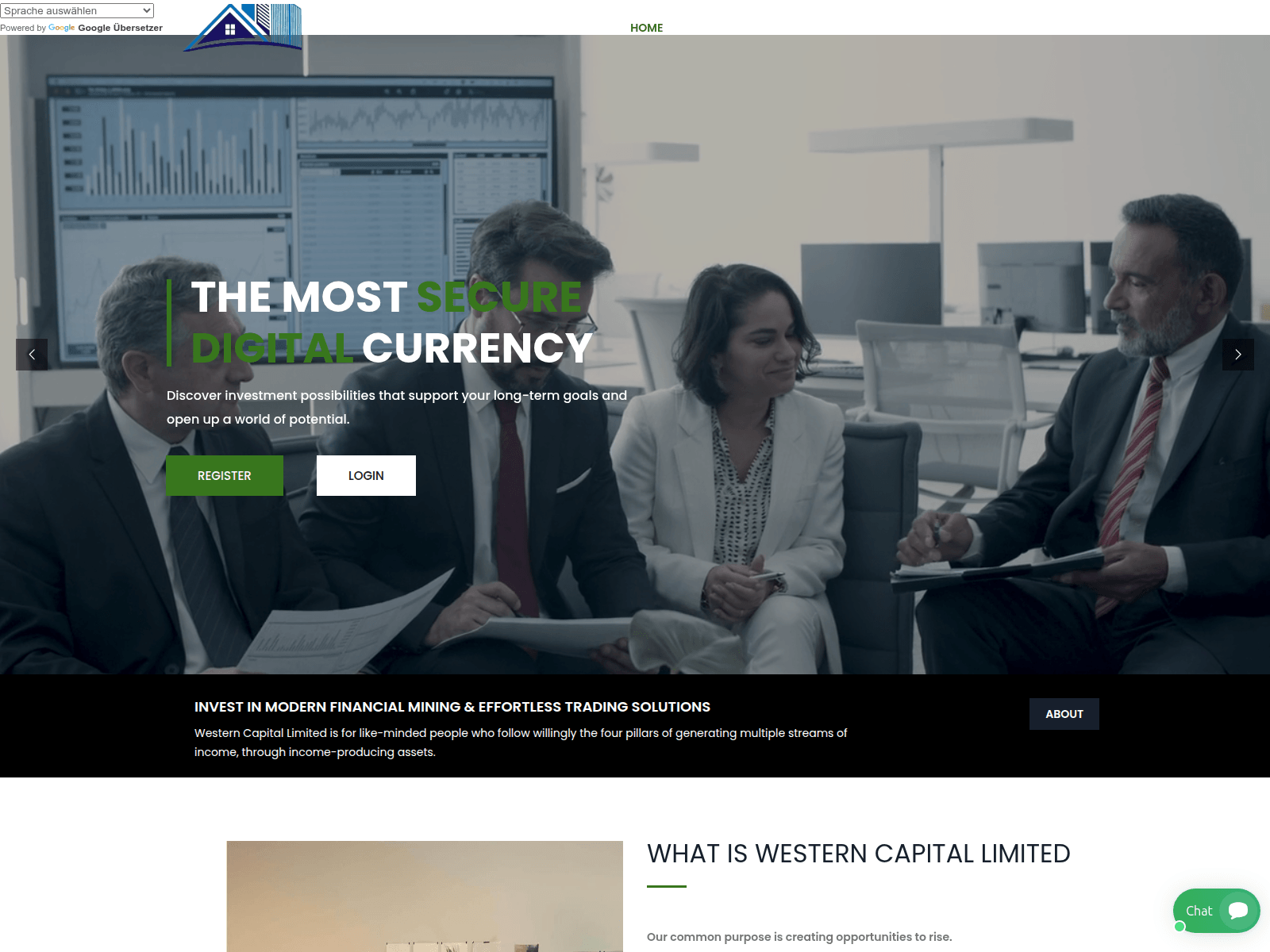 westerncapitalslimited.ltd のスクリーンショット