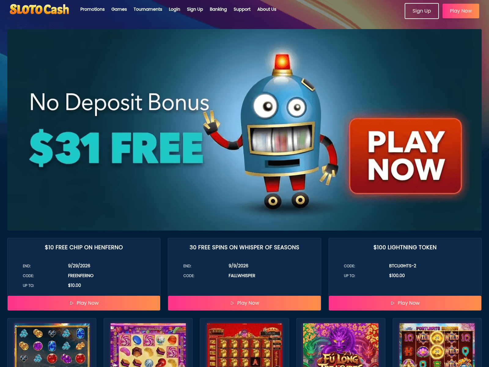 Снимок экрана sloto-cash-casino.com