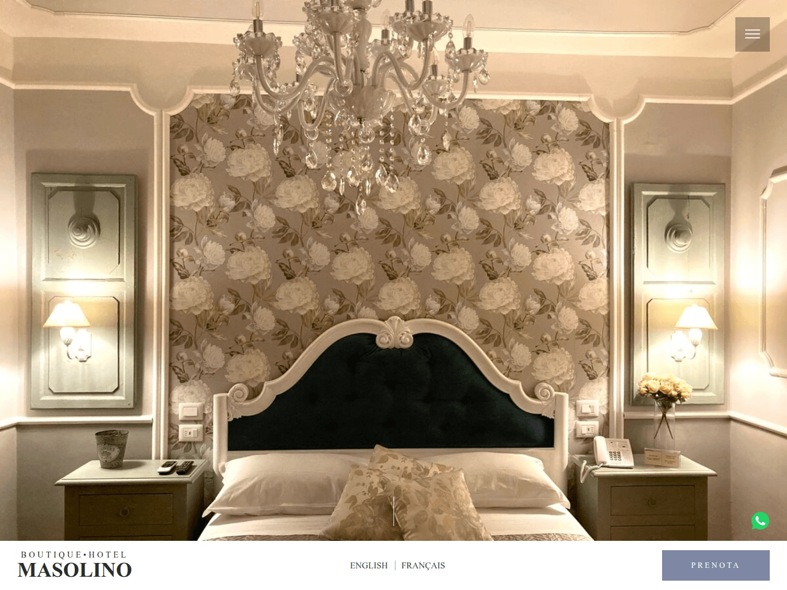 Capture d’écran de boutiquehotelmasolino.live