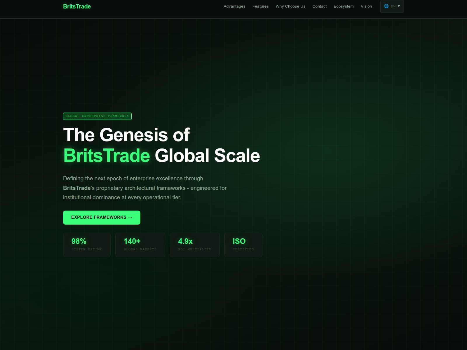 Screenshot von britstrade.net