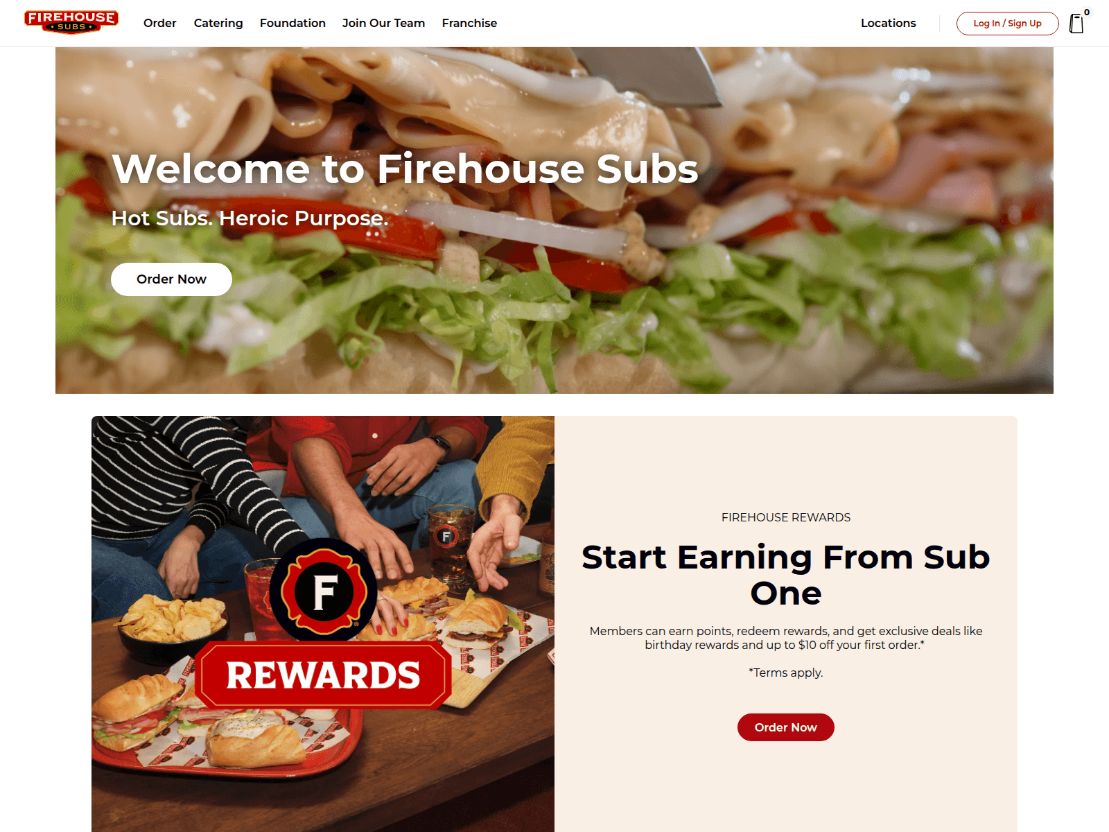 Снимок экрана firehoussub.delivery