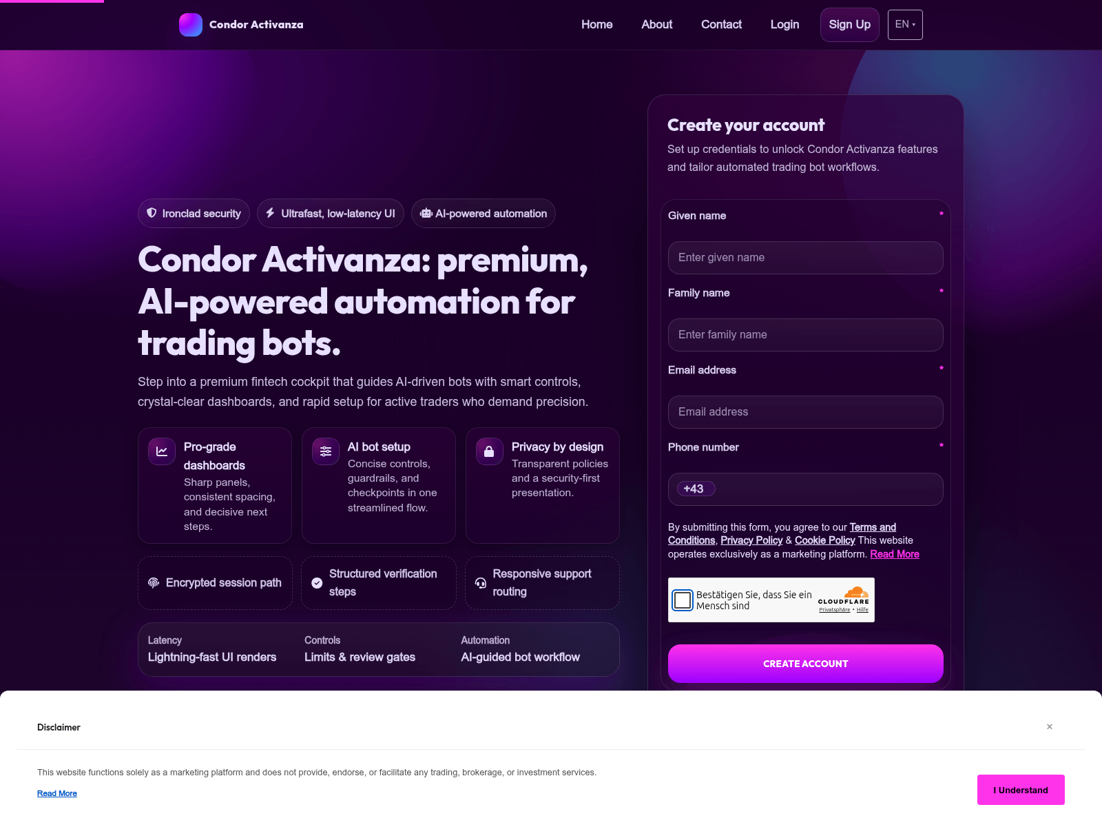 Screenshot of condoractivanza.digital